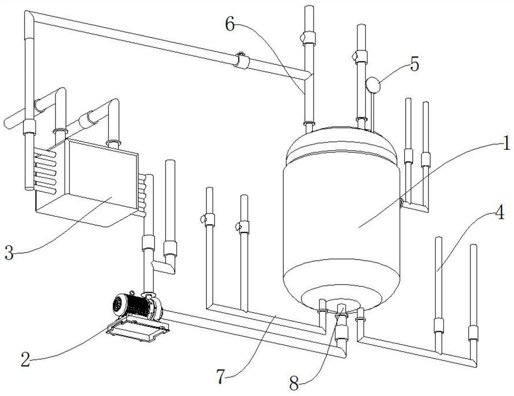 Decoloring hydrolyzing equipment applied to preparation of seaweed dietary fibers