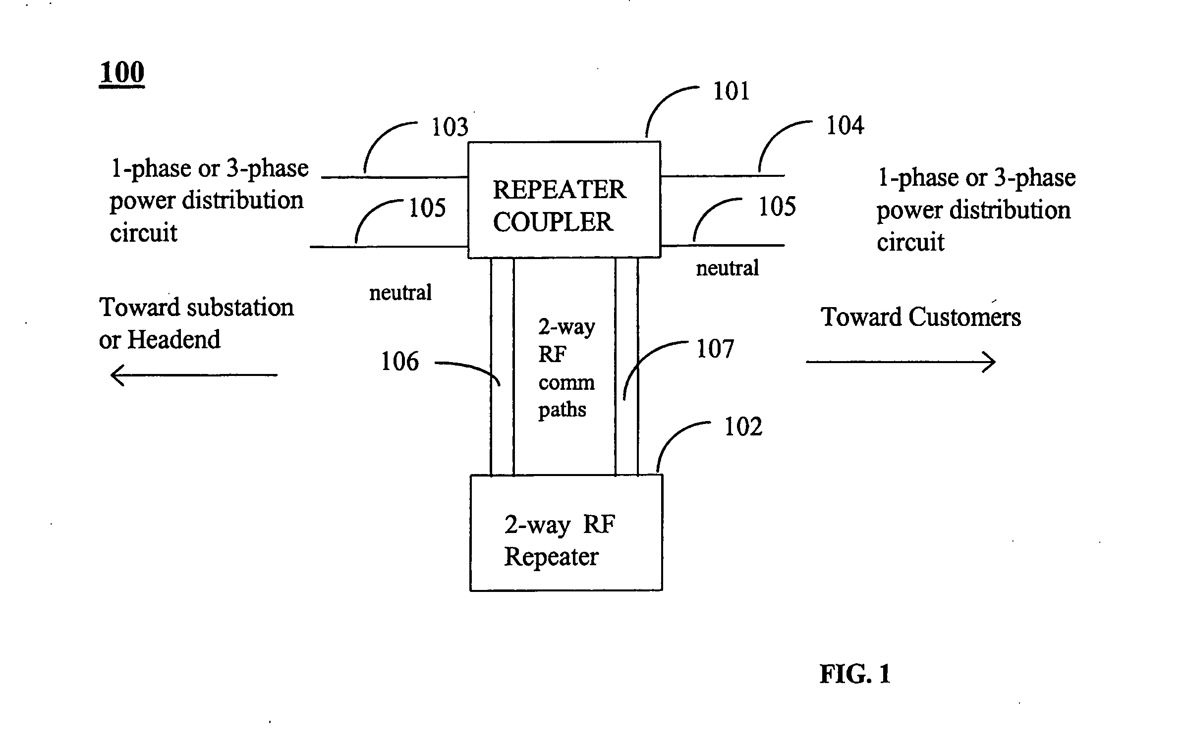 Apparatus, method and system for range extension of a data communication signal on a high voltage cable