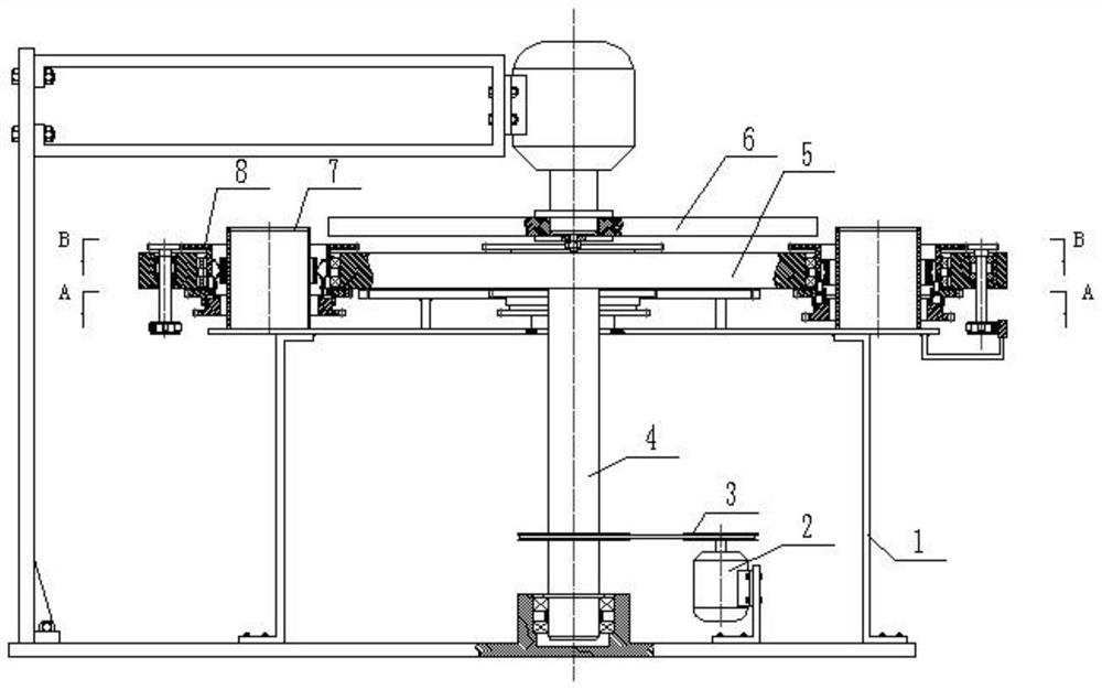 Small food tank bottom weld joint grinding machine