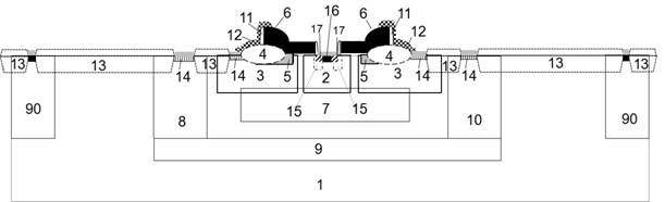 NLDMOS device, preparation method of NLDMOS device and chip