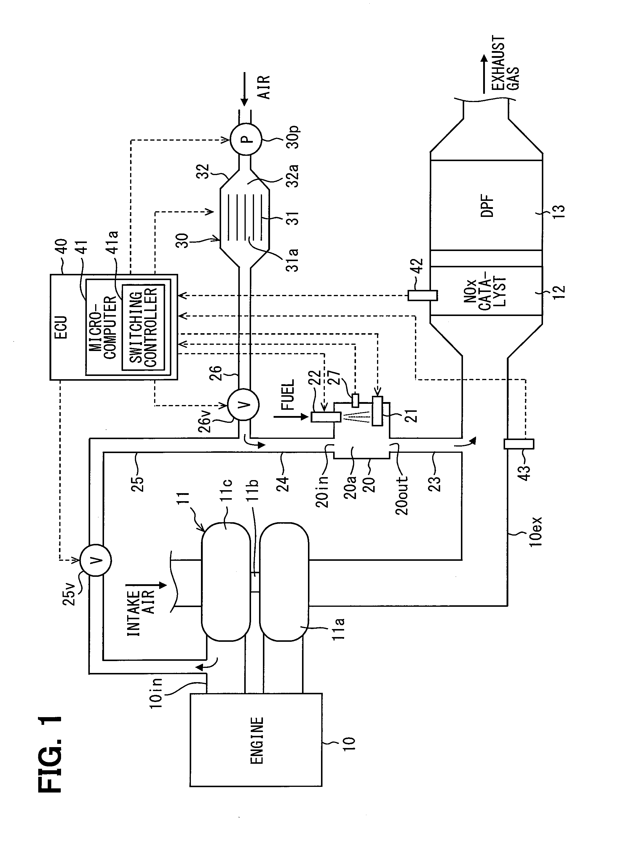 Reducing agent supplying device