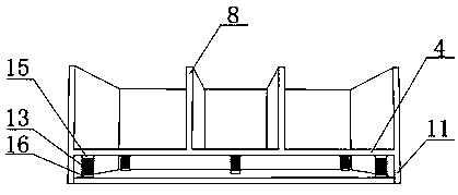 Buffering type storing box for manufacturing of sensor