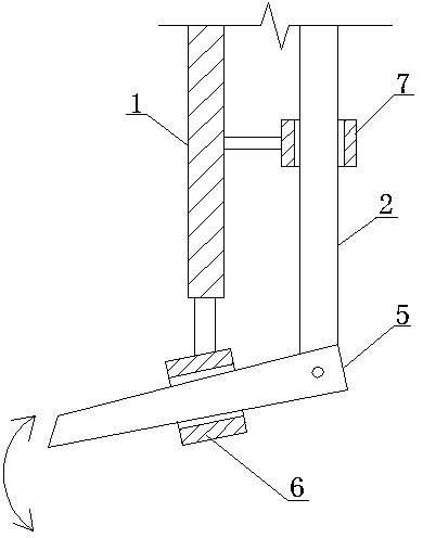 Hole forming process of hole bottom chambering device of anchoring hole