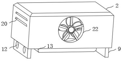 Generator set structure based on hybrid automobile engine