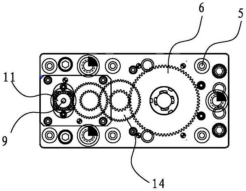 Integral suspension type in-mold tapping device