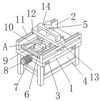 Intelligent tempered glass processing and fixing device based on functional glass