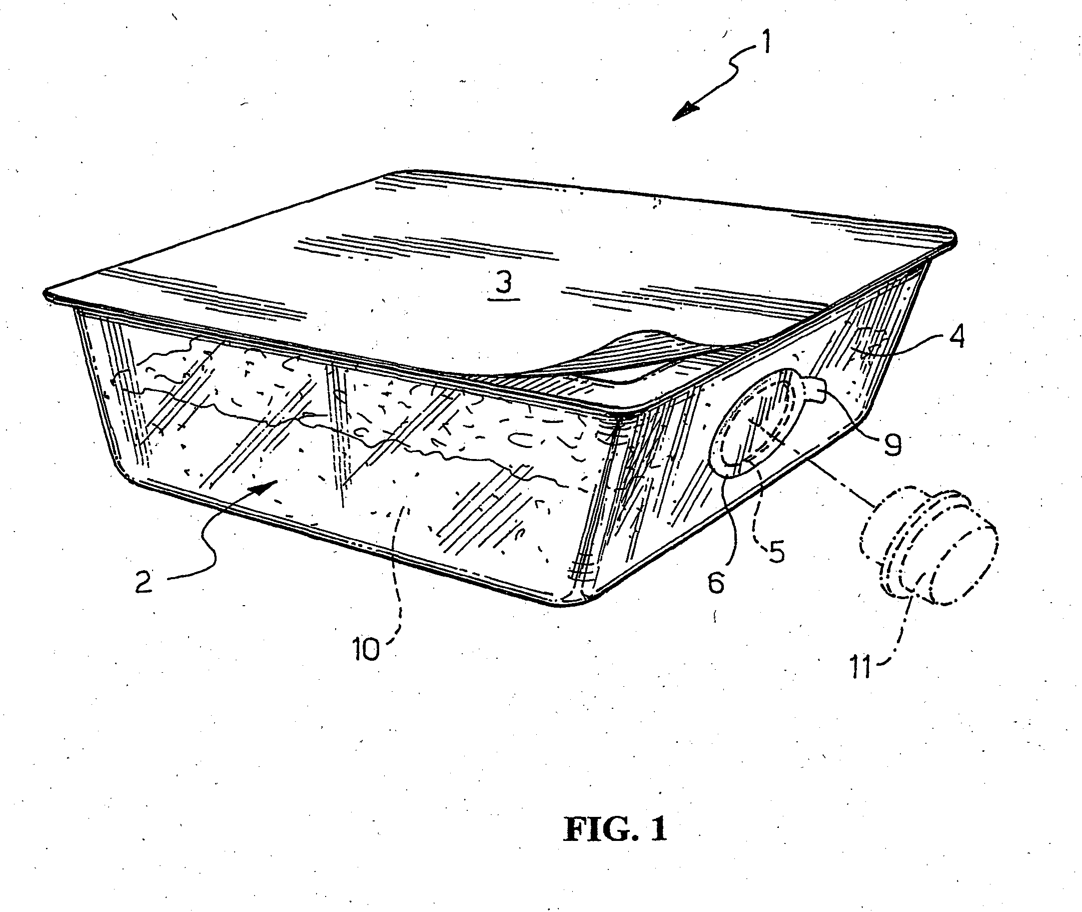Dispenser for granular or powdered food products, for example grated cheese and similar loose food products , and corresponding manufacturing process