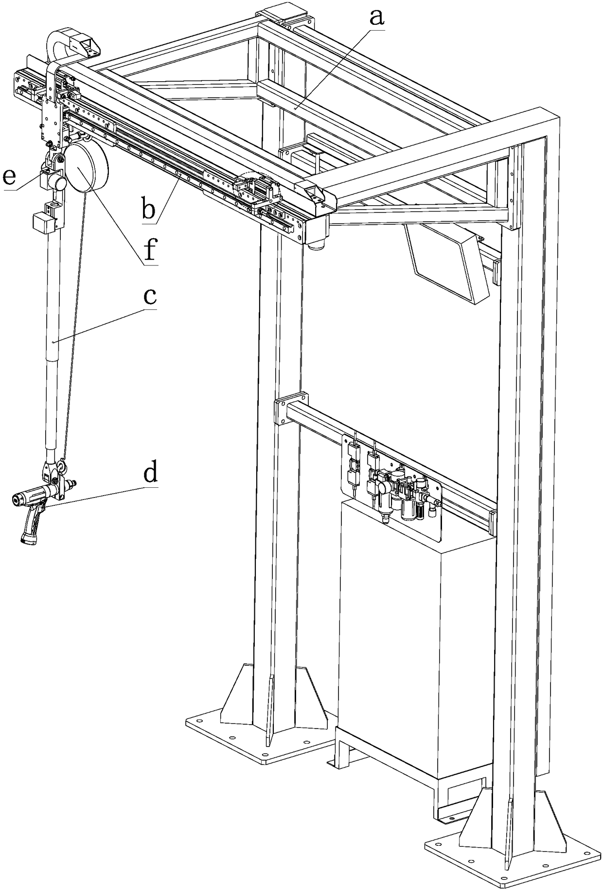 A bolt tightening device