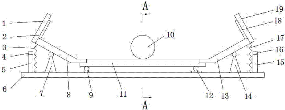 Mass displacement bridge torsional vibration damper