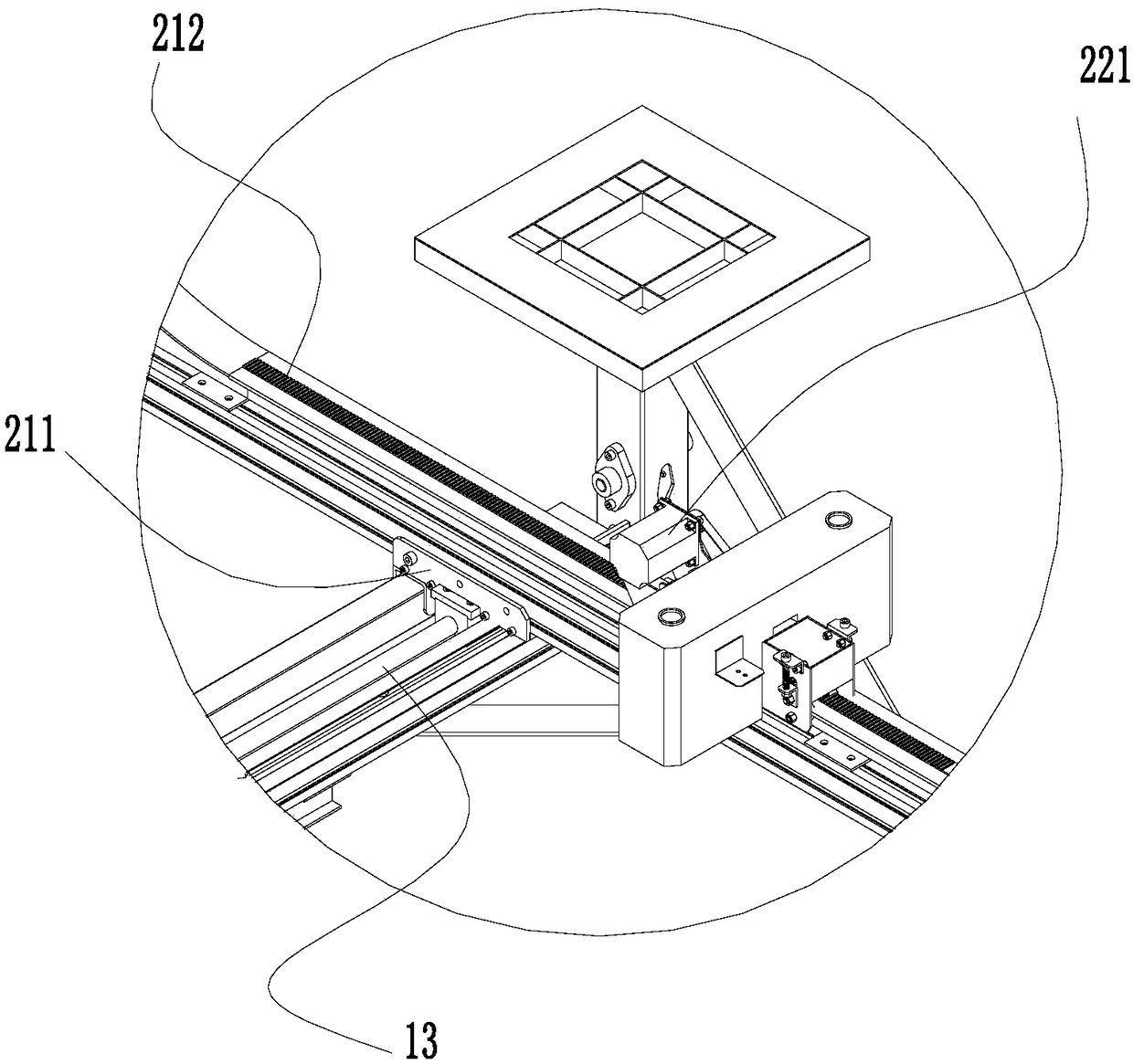 Bridge crack detecting device