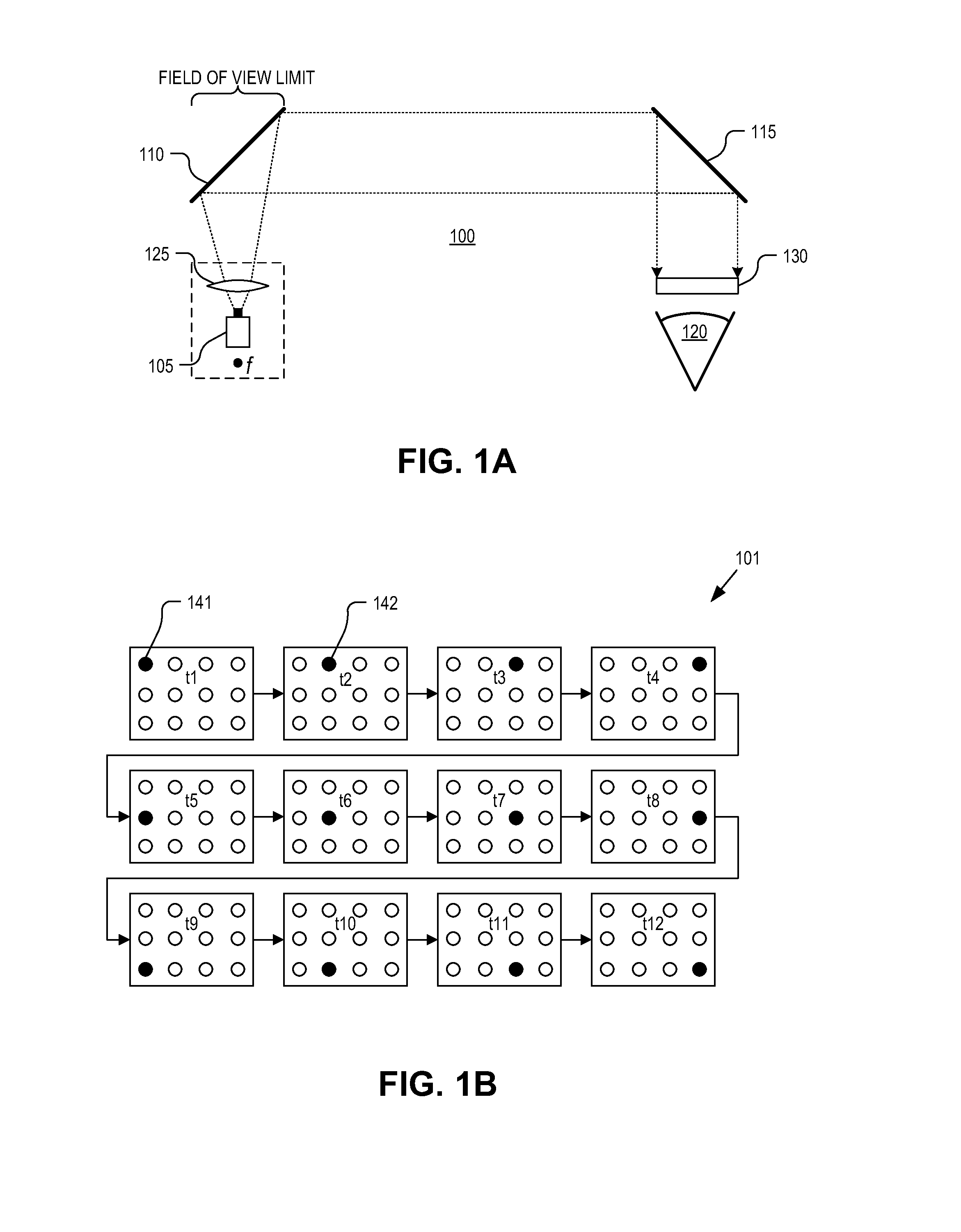 Whole image scanning mirror display system