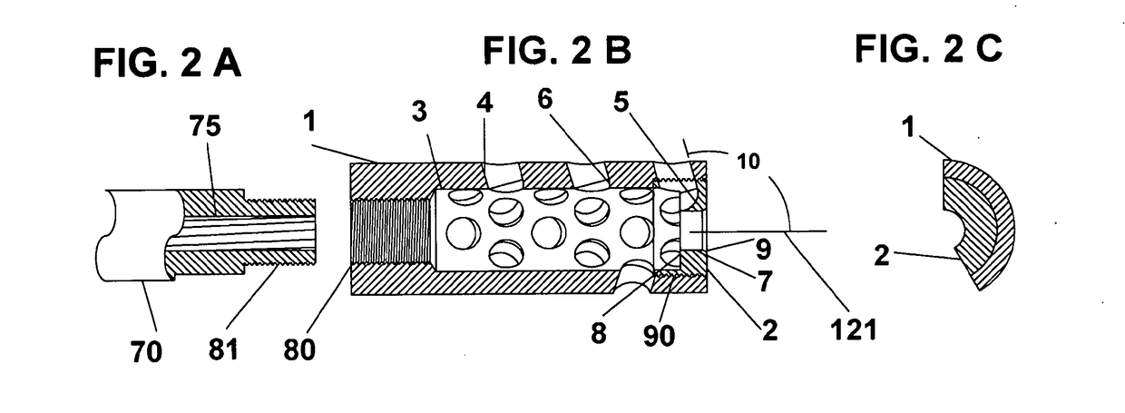 Barrel stabilizing and recoil reducing muzzle brake