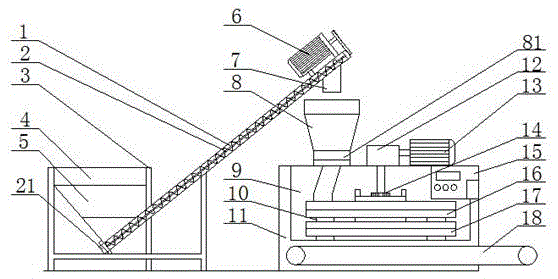 Efficient tea oil seed milling device