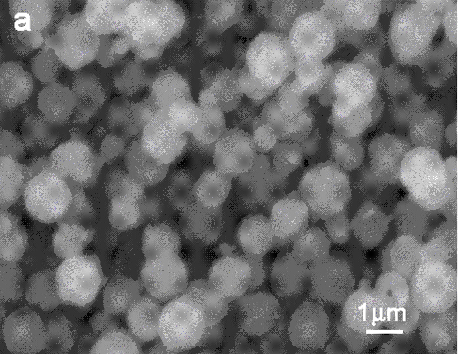 Calcium vanadate microsphere material and its preparation method and application