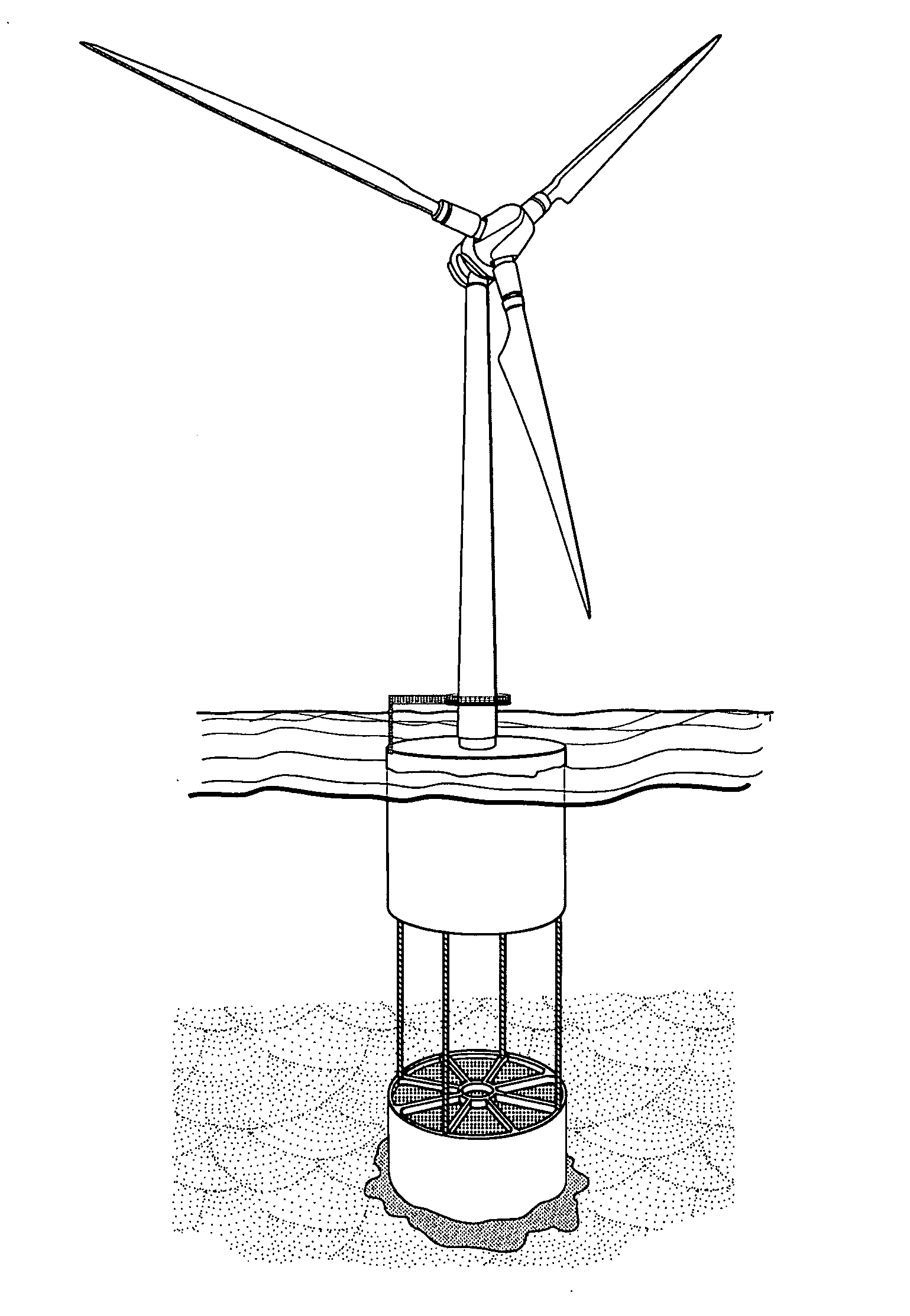 Method of construction, installation, and deployment of an offshore wind turbine on a concrete tension leg platform