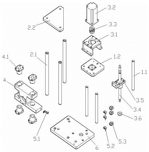 Tray pressing and turning device