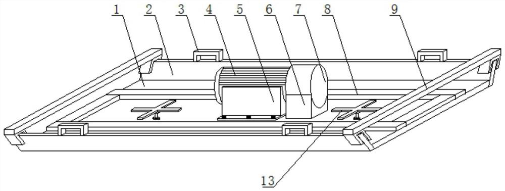 Vibratory equipment for pouring of carborundum anti-abrasive ground