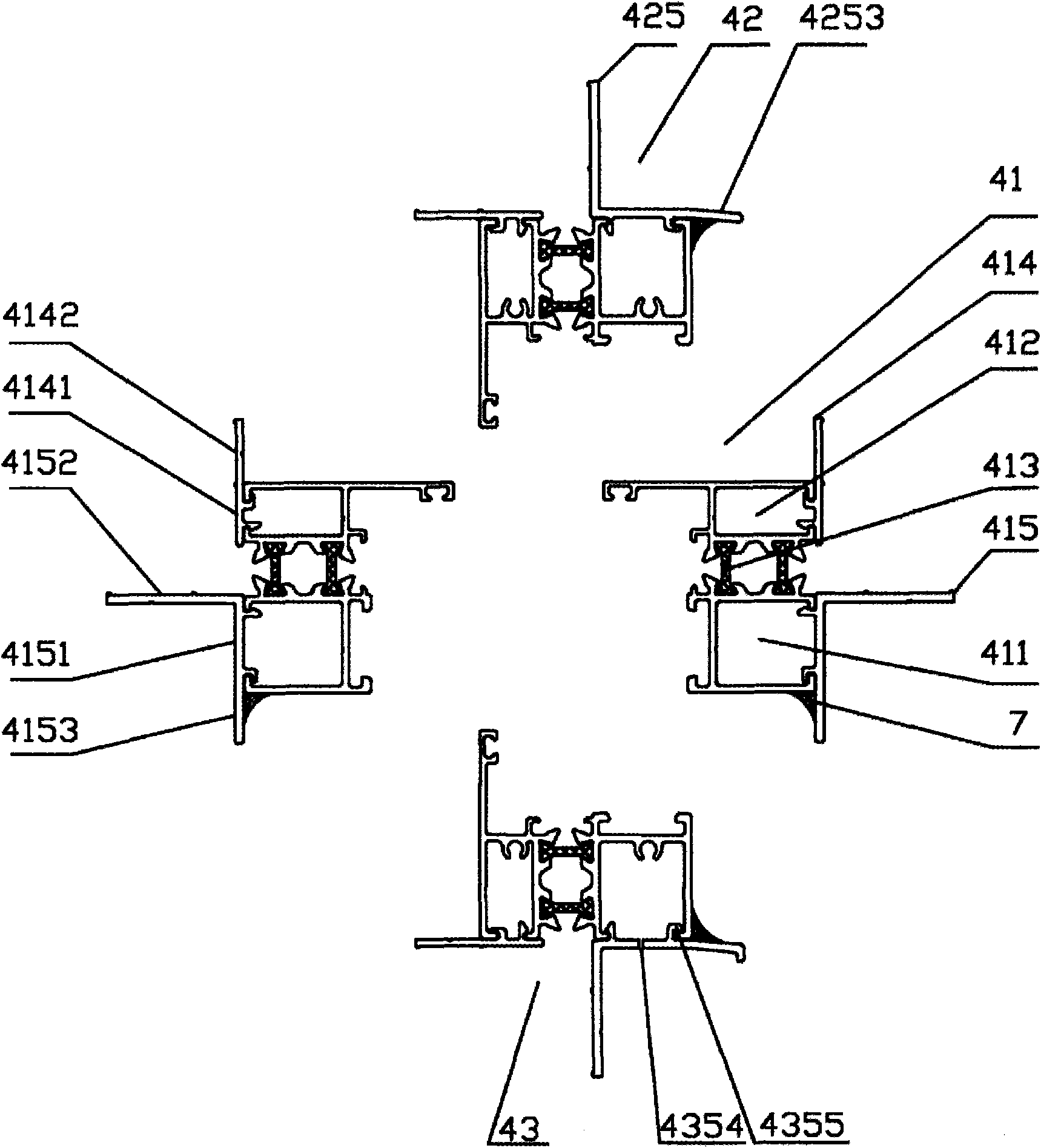 Waterproof window frame and mounting method thereof