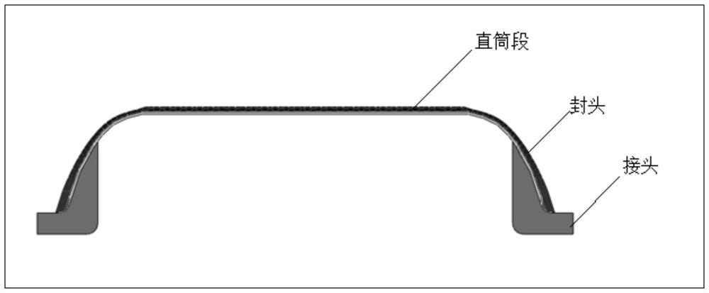 A kind of composite material shell and preparation method thereof