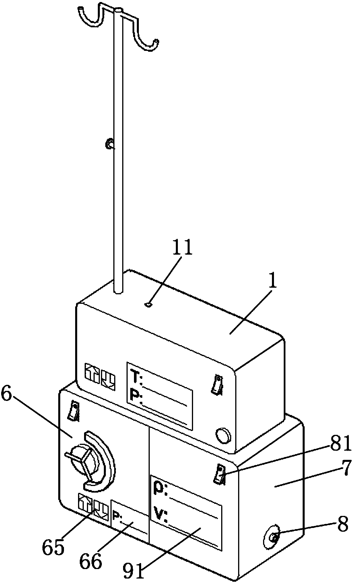 Heatable bladder irrigation device with constant pressure perfusion