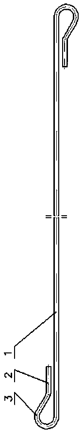 Material selecting and manufacturing method of integral baling steel wire knot