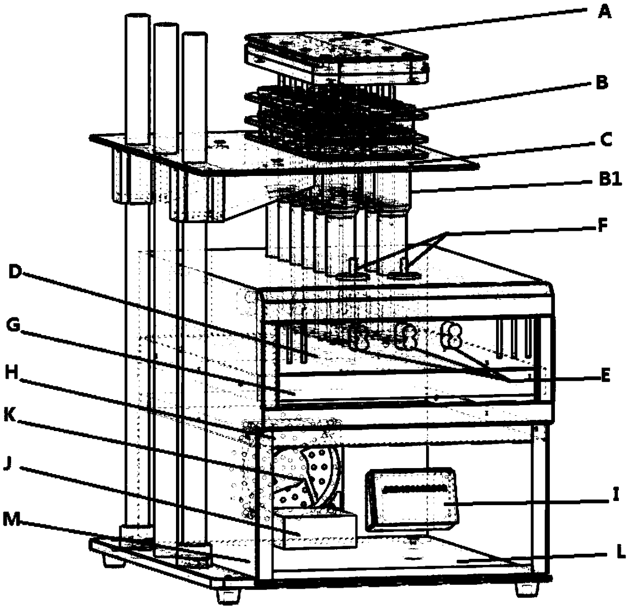 A sample ashing device with rapid temperature rise and intelligent temperature control