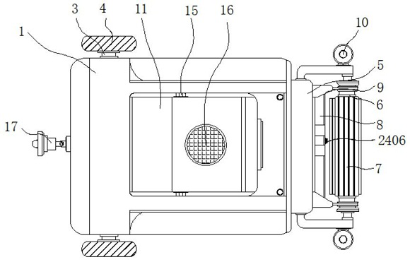 Intelligent robot with anti-interference automatic cleaning function for cleaning