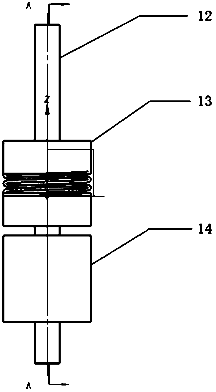 Device for continuously and efficiently forming yarn from reinforced nanofiber and spinning method