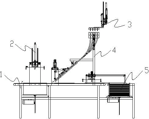 Automatic arrangement box filler for injection-molded rod-like parts