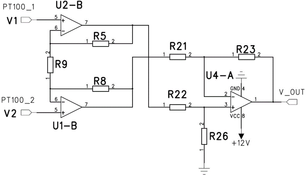 Temperature detecting circuit and air conditioner