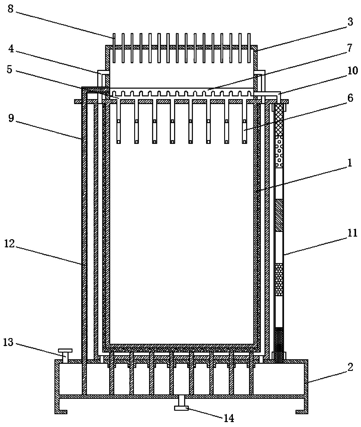 Dustproof heat dissipation structure for computer