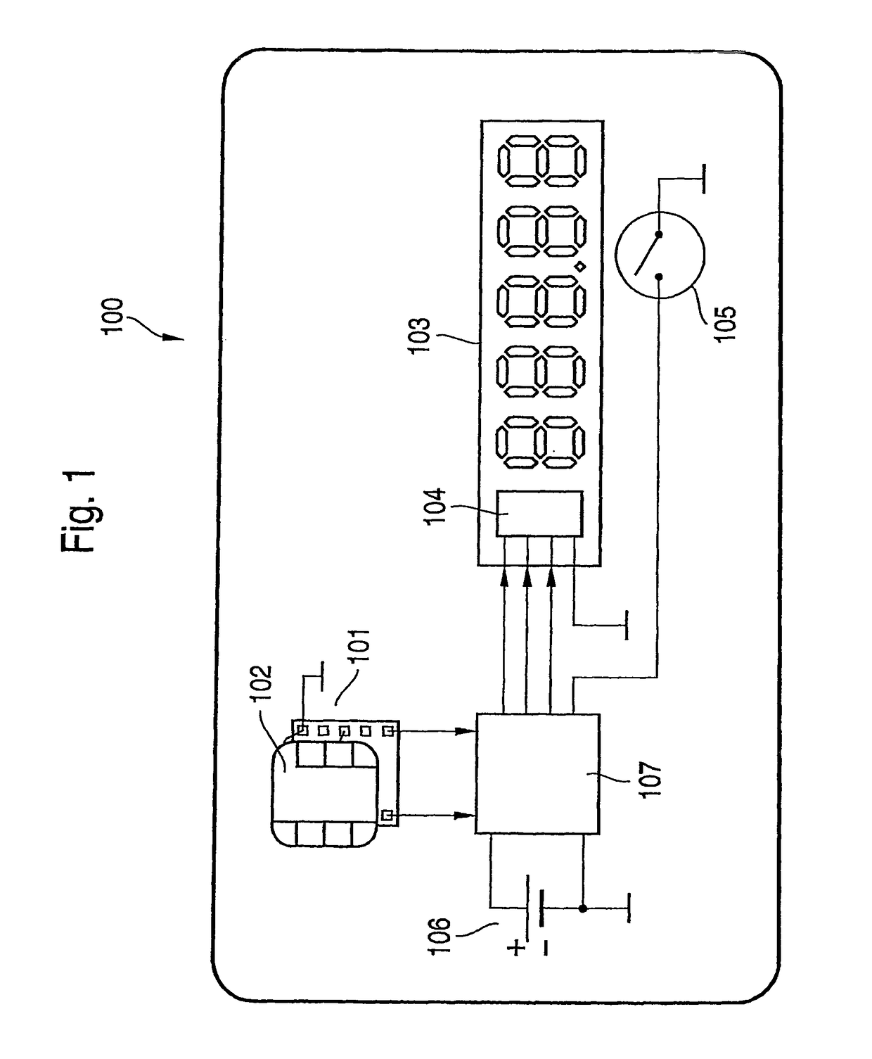 Data support with tan-generator and display