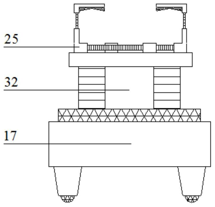 A mechanized rapid arching device and method based on a construction bench