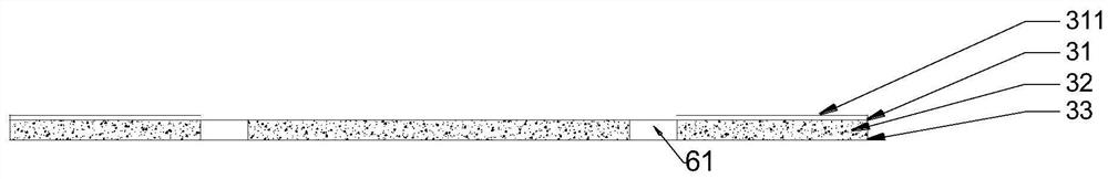 Disposable absorption core and preparation method of disposable absorption core