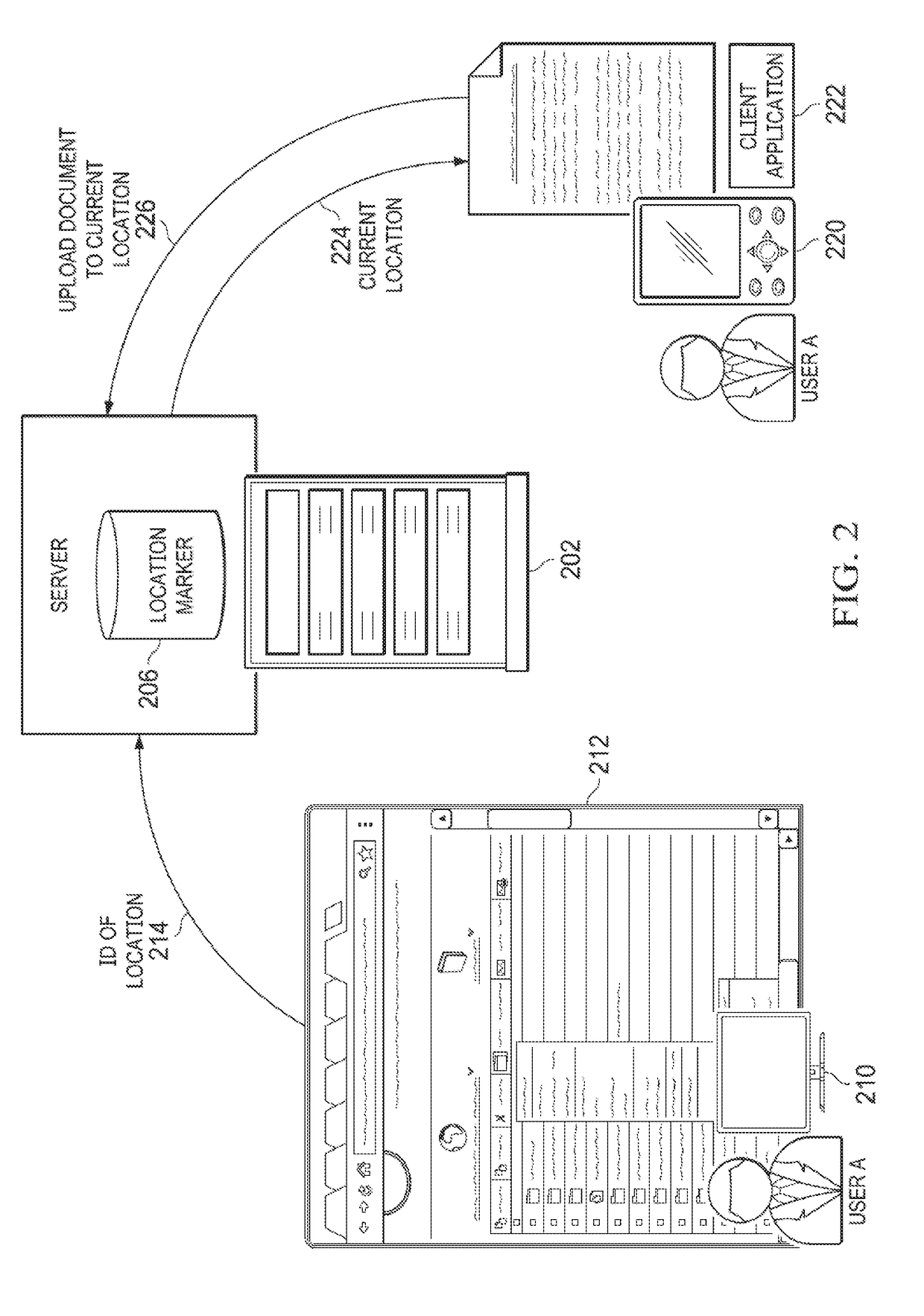 System and method for location aware content management system