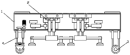 An industrial robot walking mechanism adaptable to various terrains