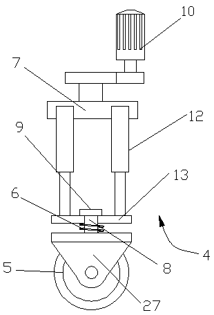 An industrial robot walking mechanism adaptable to various terrains