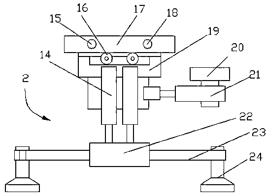 An industrial robot walking mechanism adaptable to various terrains