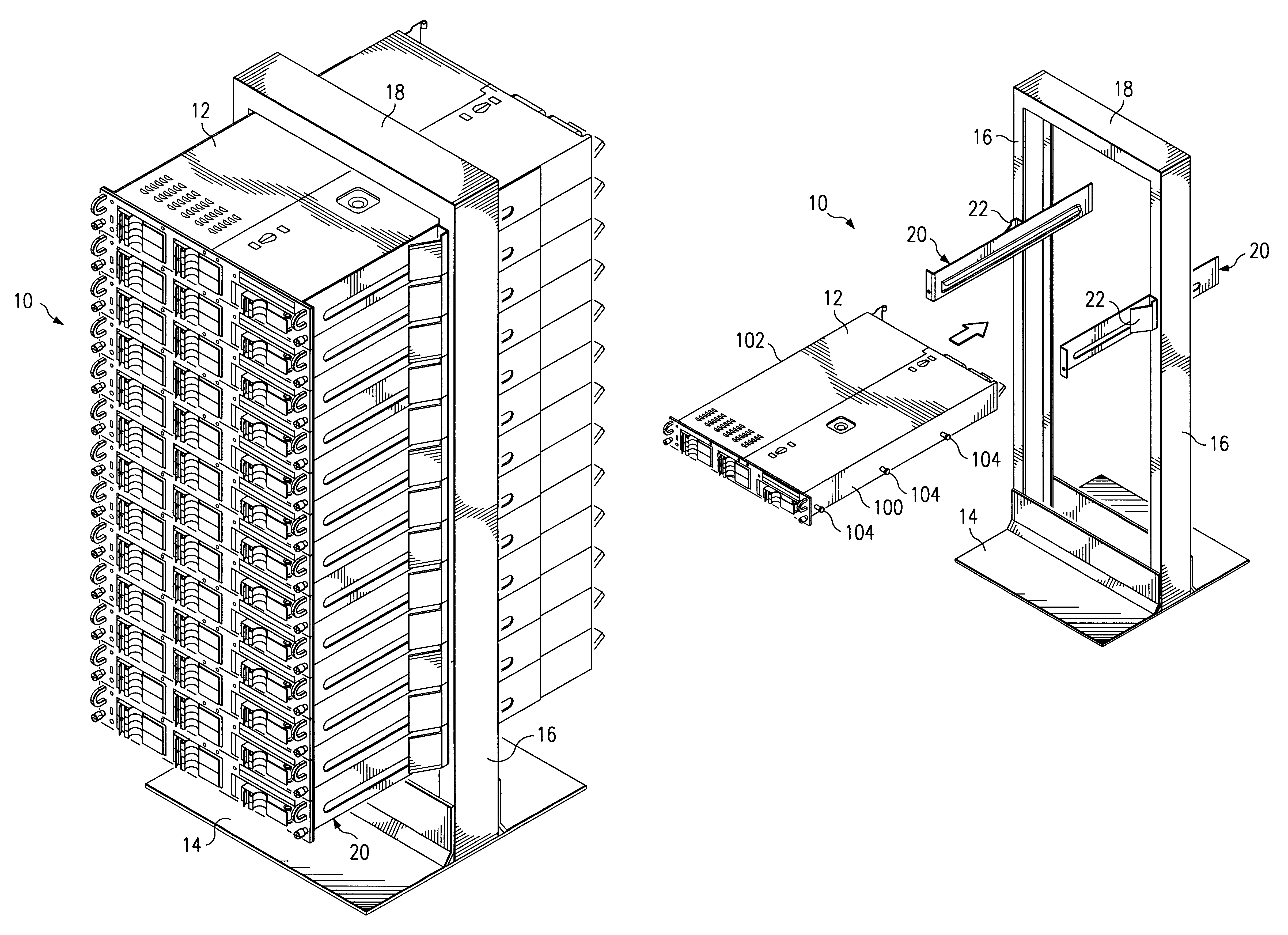Method and apparatus for supporting a computer chassis