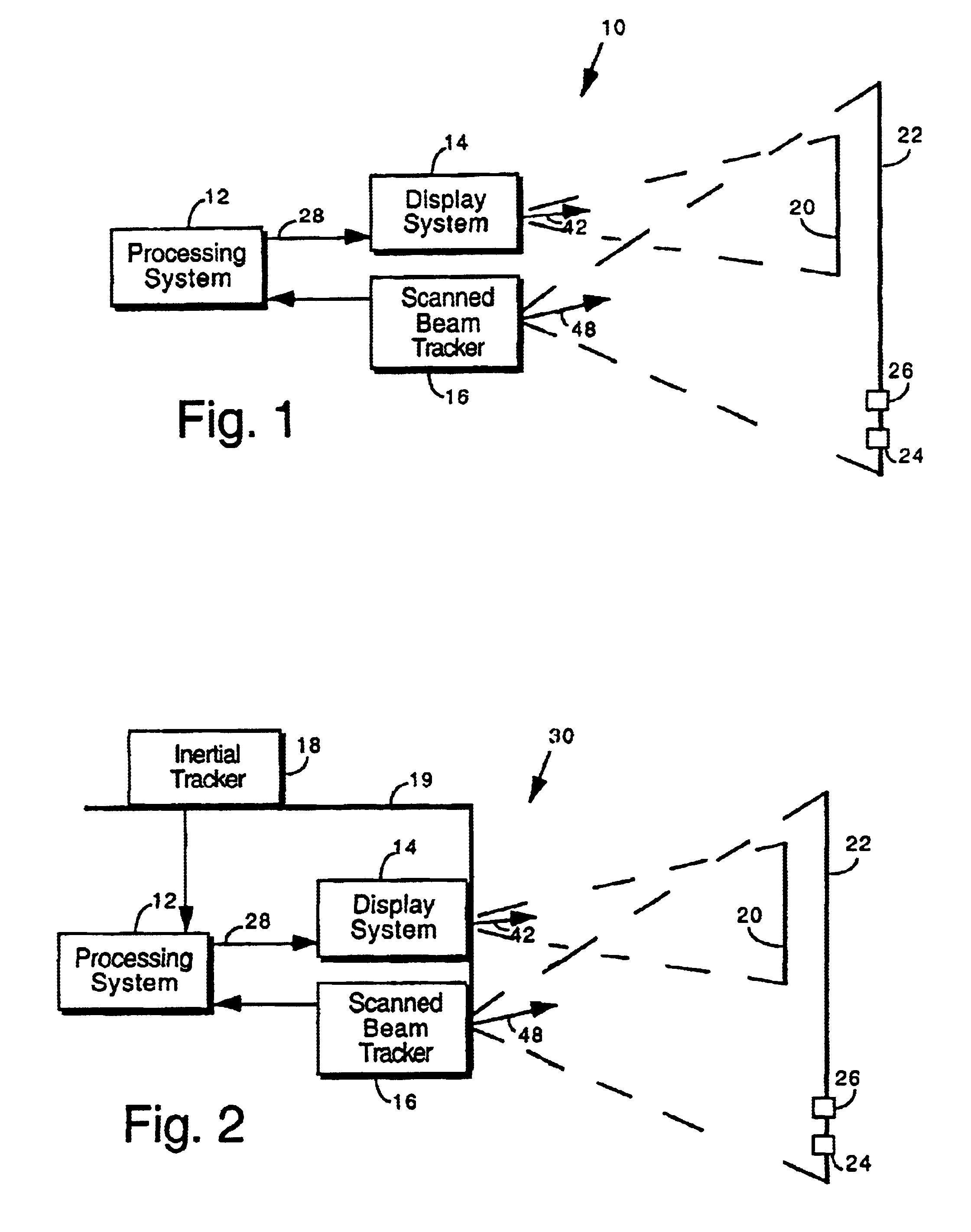 Virtual image registration in augmented display field