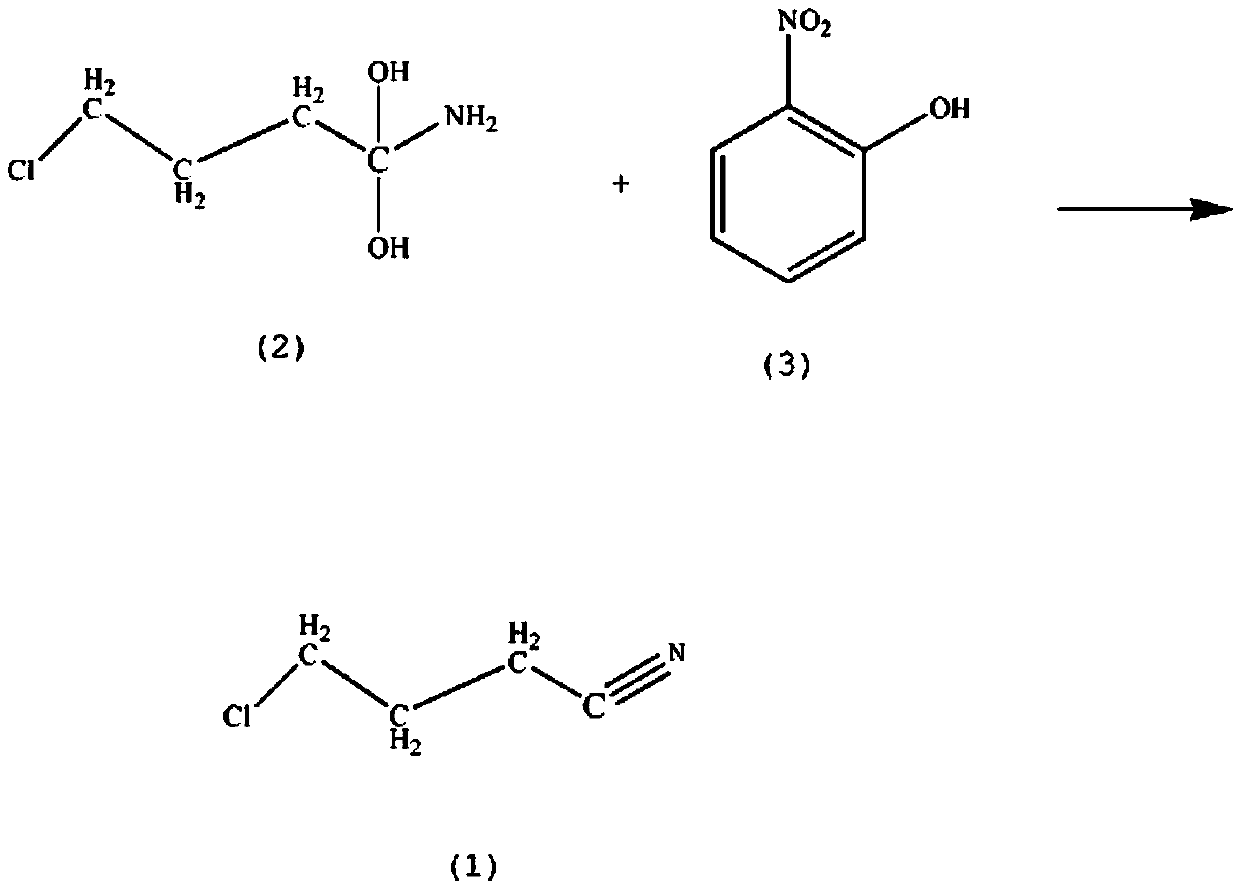 Method for synthesis of haloperidol drug intermediate 4-chlorobutyronitrile