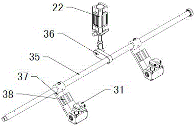 Centering adjustment mechanism and tile sorting device