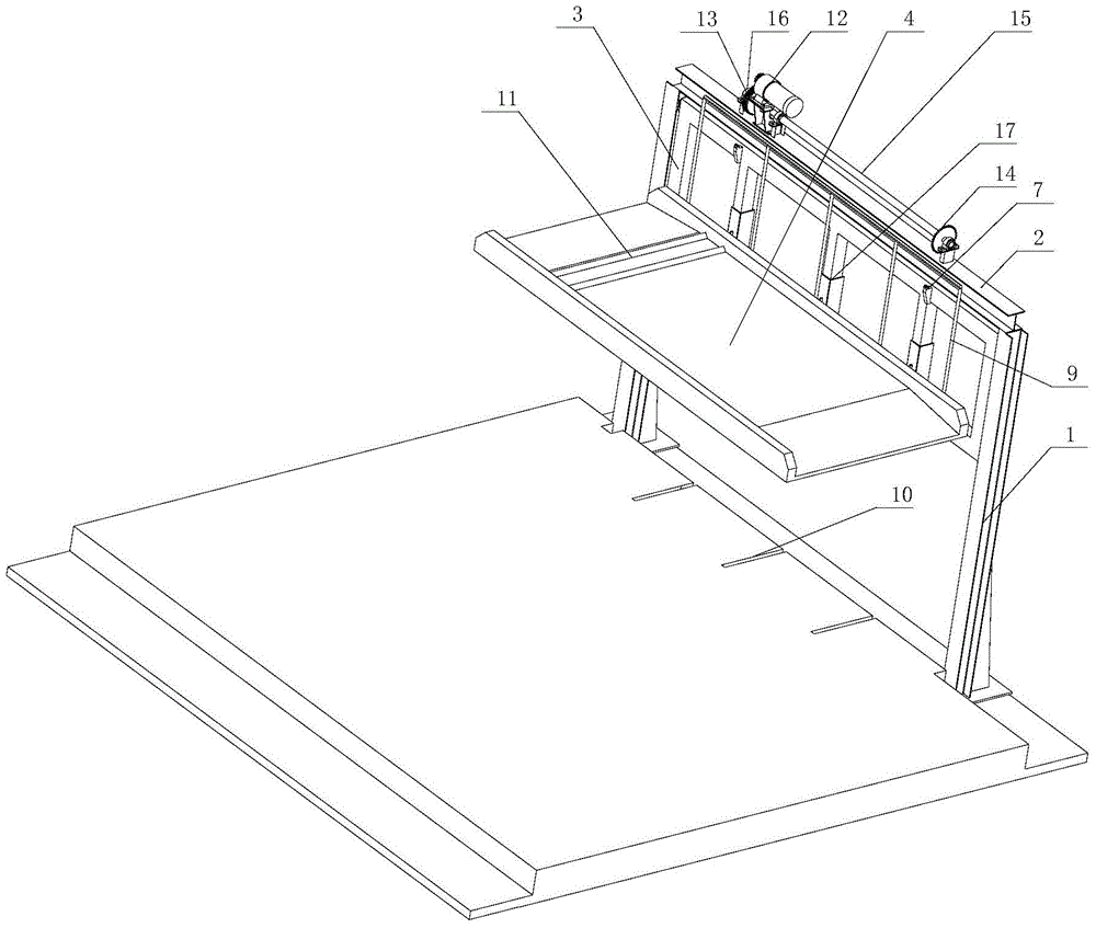 A mechanical three-dimensional garage for parking on the side of the road and its access method