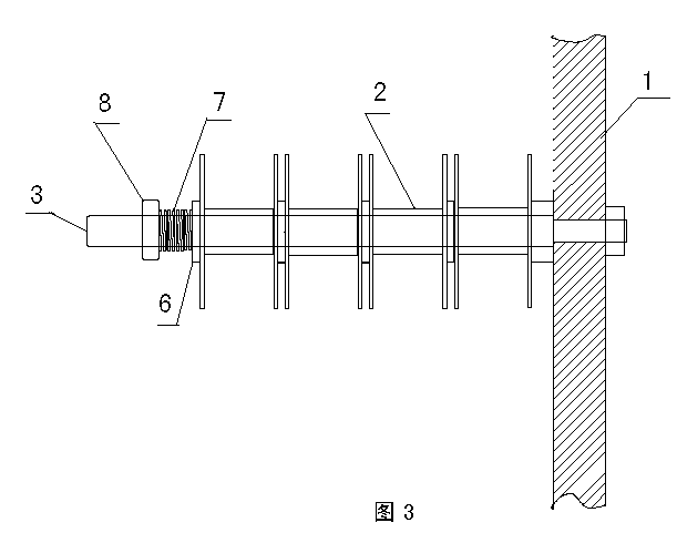 Winding disc structure of steel wire winding machine