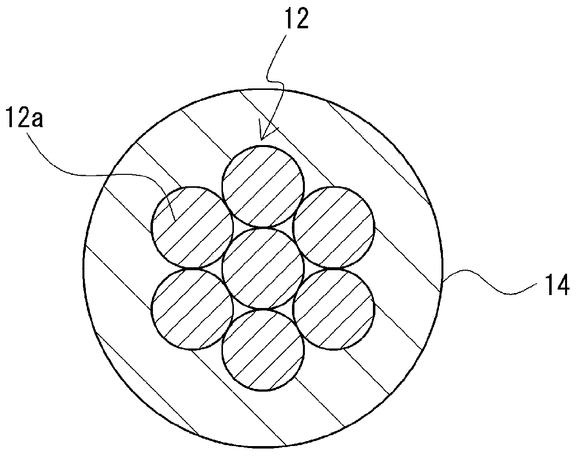 Insulated wire, and wire harness