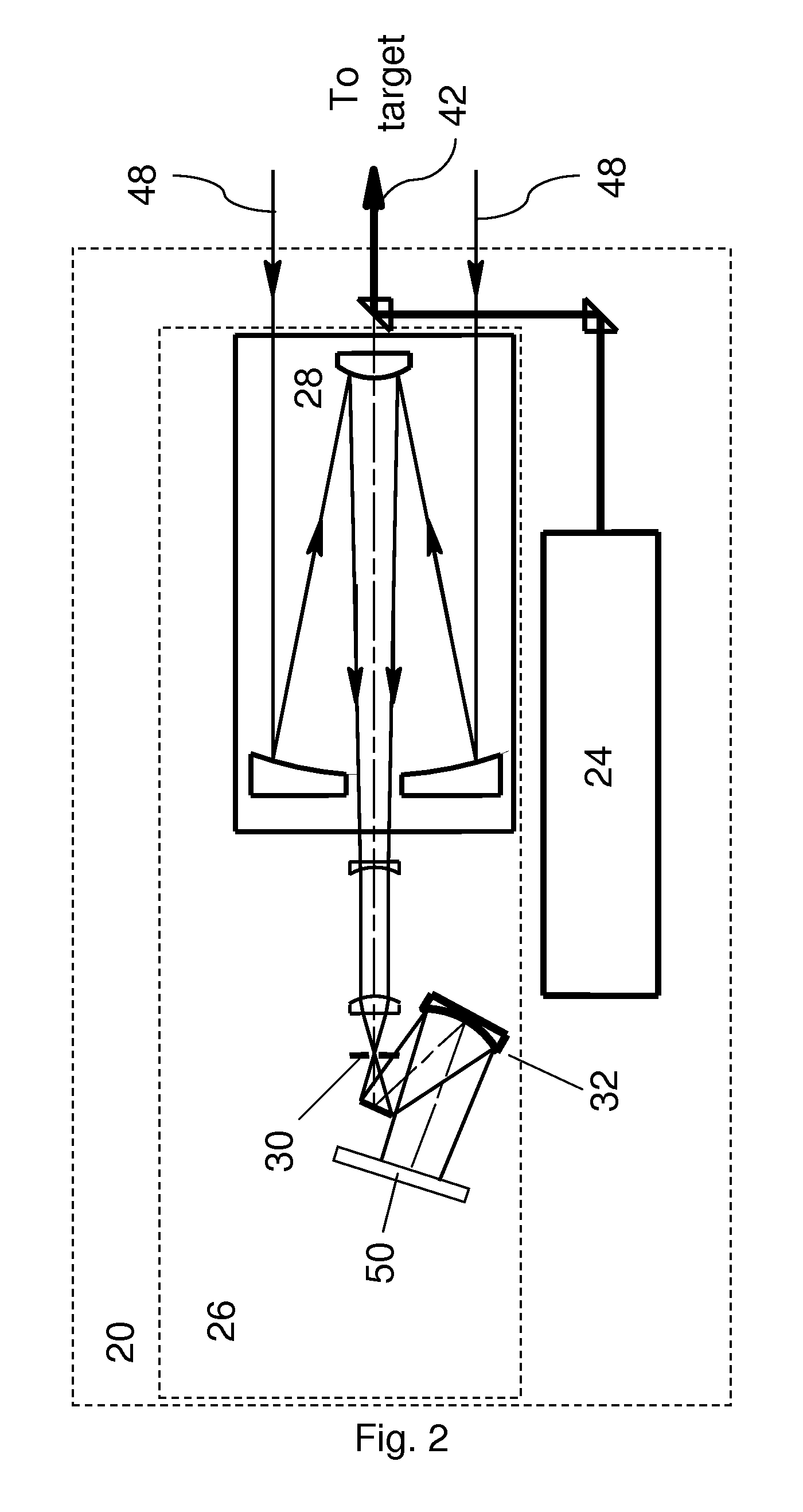 Passive background correction method for spatially resolved detection