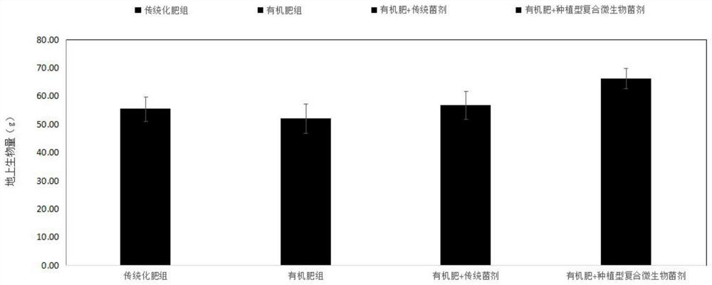 Method for improving rice quality by using compound microbial agent