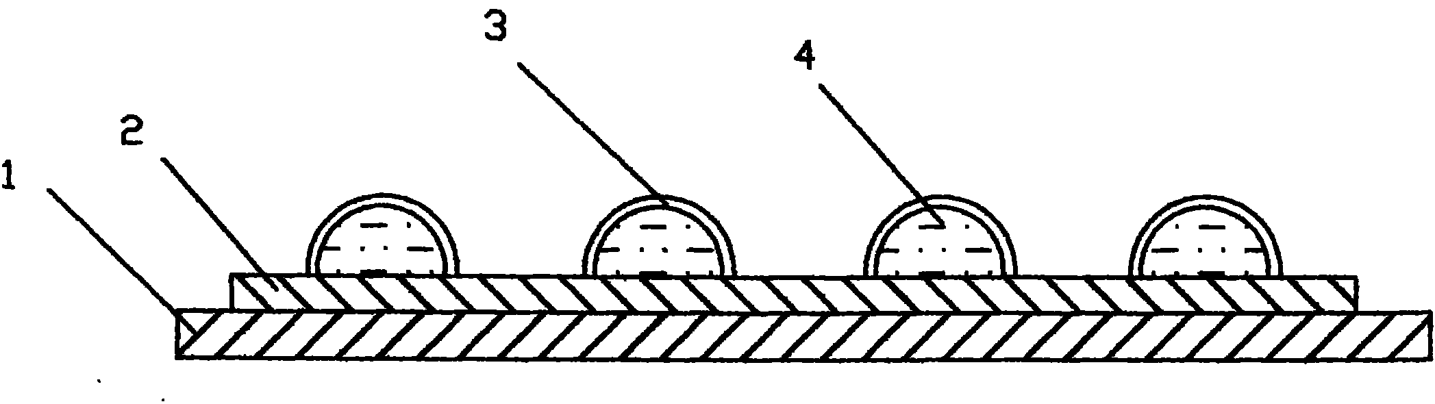 Material for ashtray containing bubbles