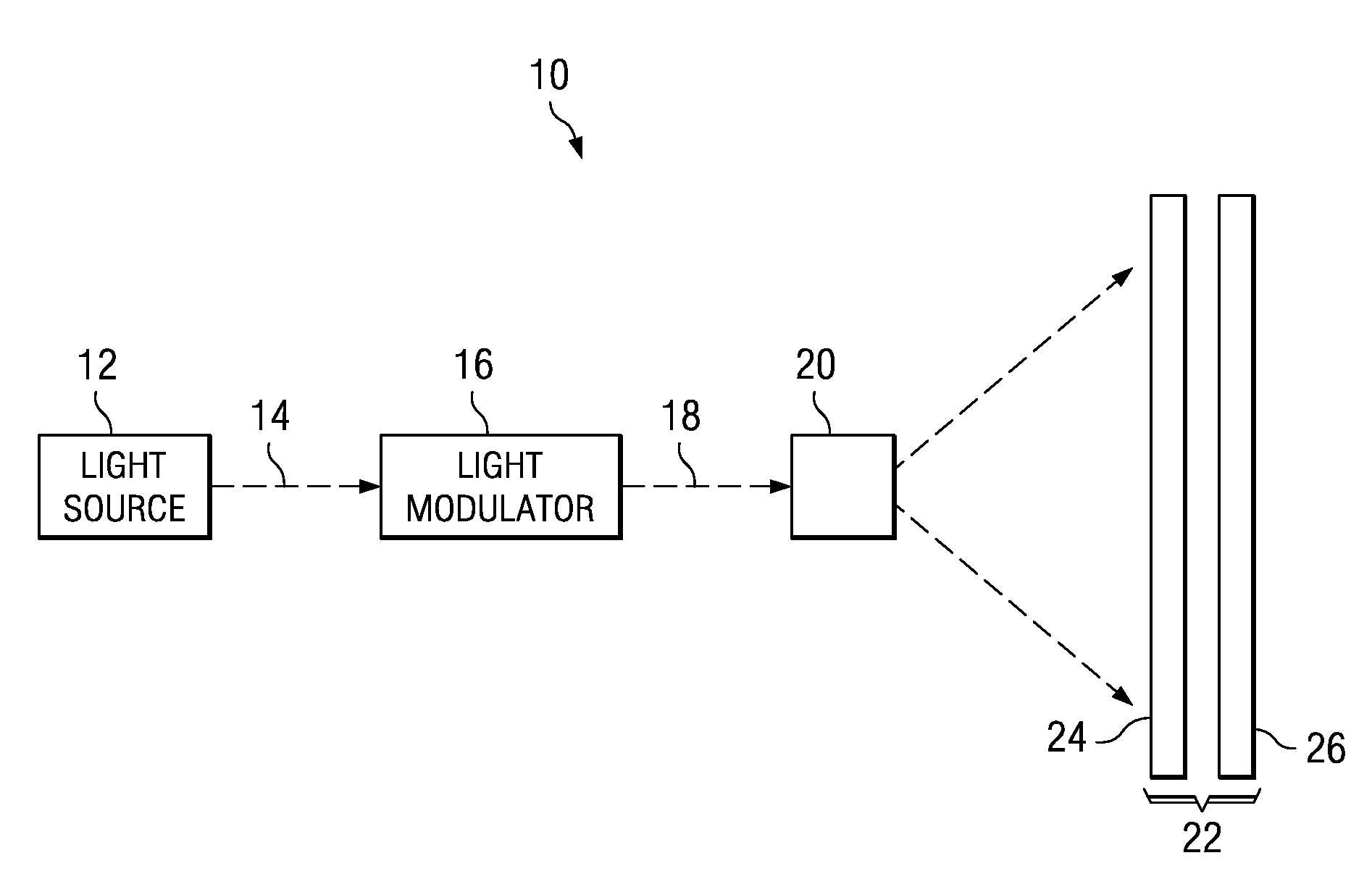 Method and apparatus for reducing speckle in coherent light