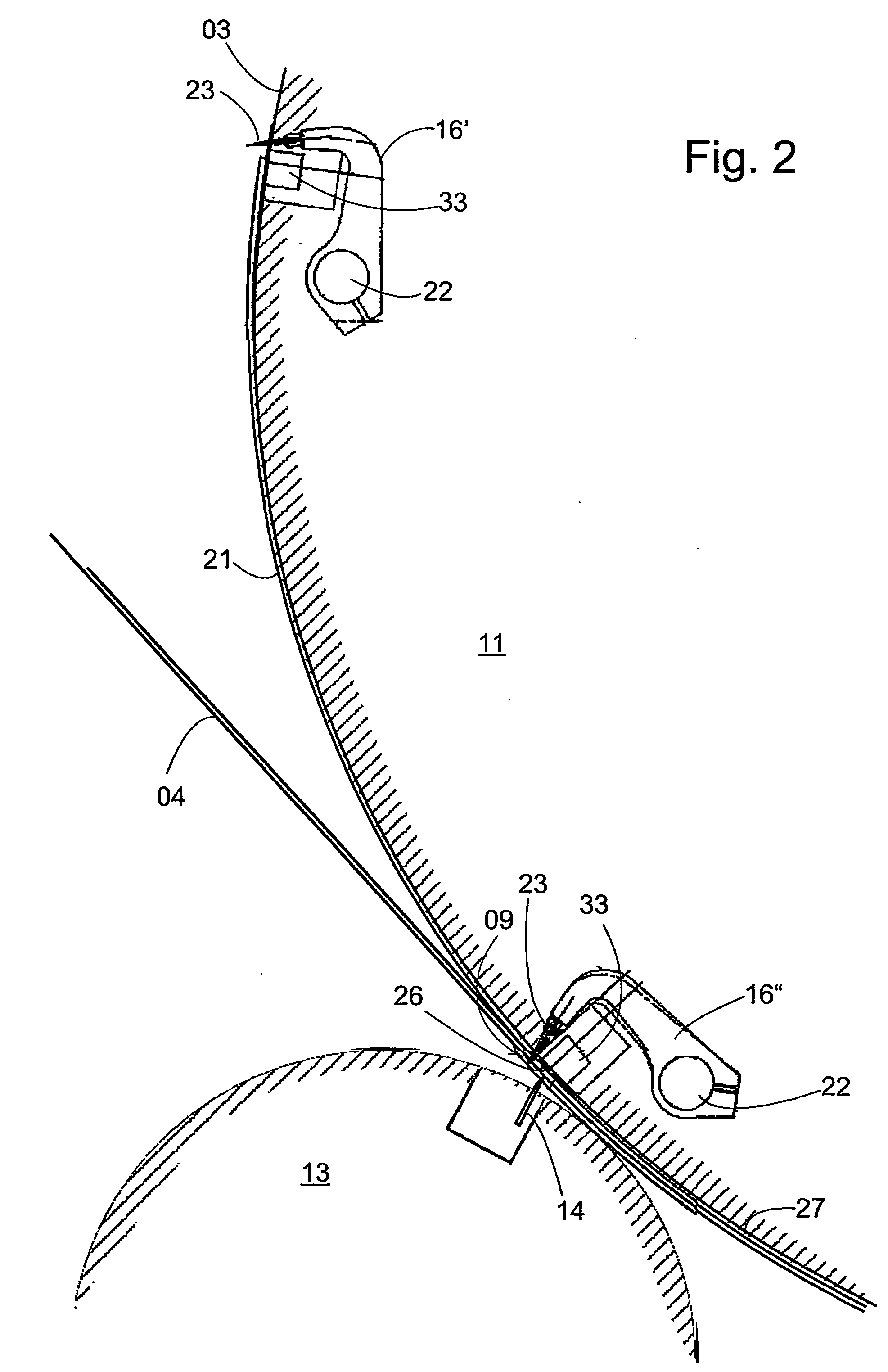 Rotary folder comprising a cutting device for cross-cutting at least one web
